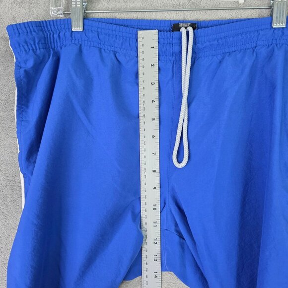 Mens Nike Team Blue Athletic Track Pants Windbreaker Zip Sides Drawstring Size M - Picture 5 of 10